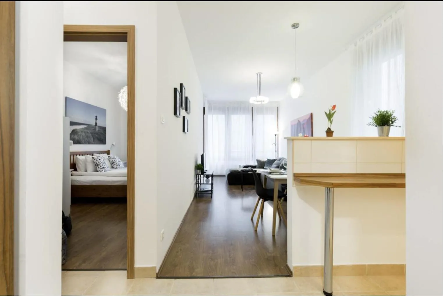 Apartment Kazinczy 3 Jewish Hq Bedroom + Living With Balcony Budapest